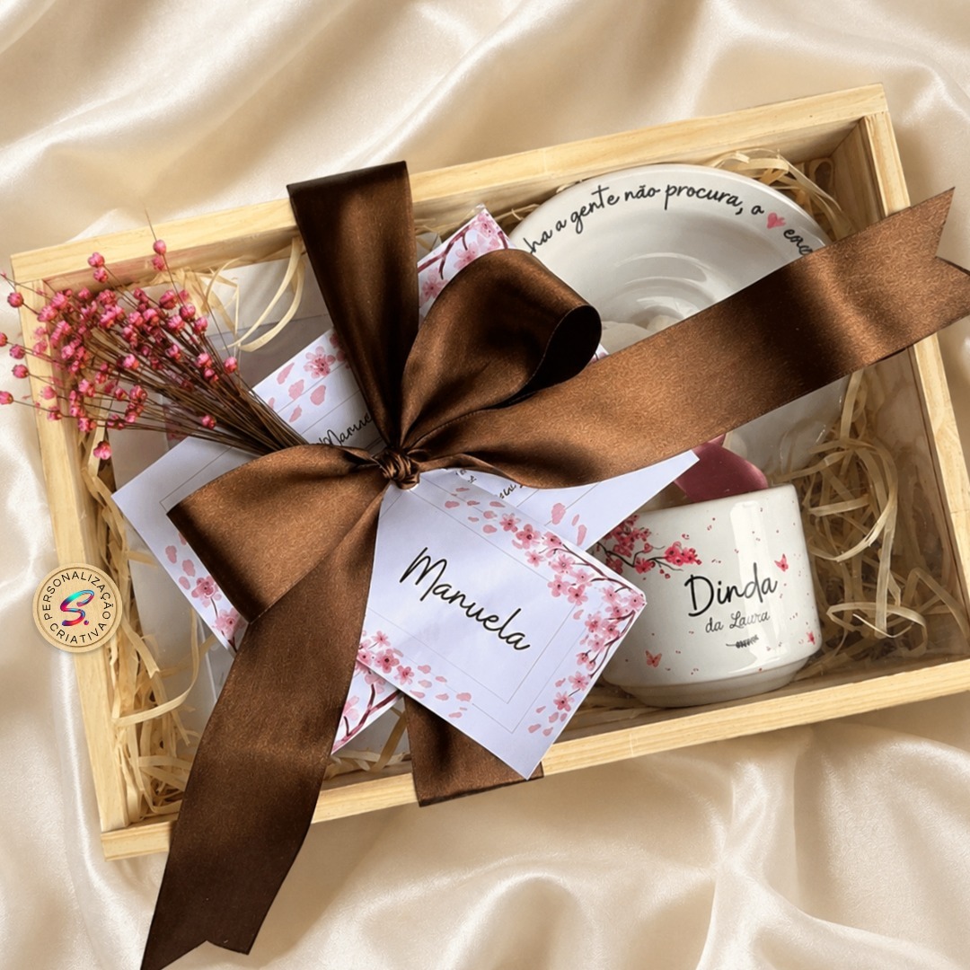Kit padrinhos menina personalizado